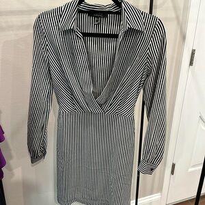 Black & White Striped Dress